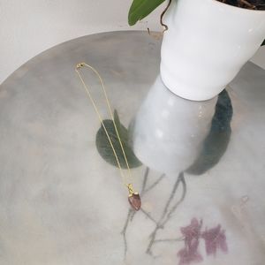 Natural stone necklace